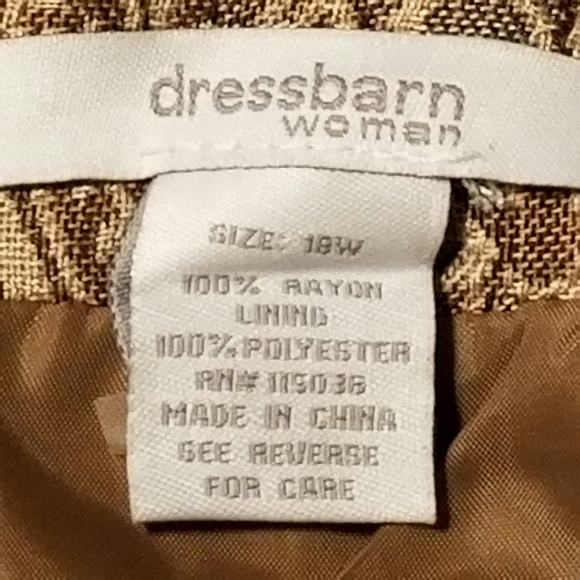 Dressbarn 100% Rayon Tapestry Skirt - Picture 9 of 12